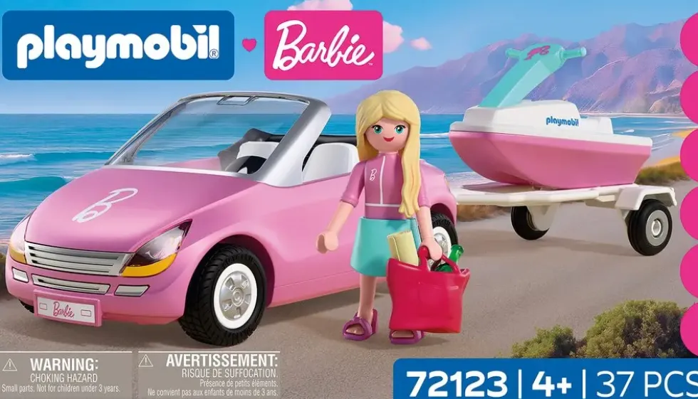 BARBIE CABRIOLET & SCOOTER DE MER 72123