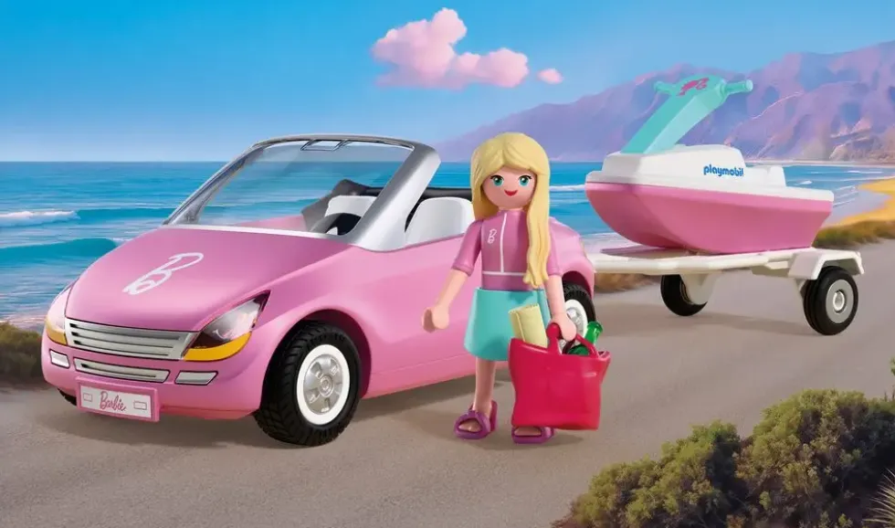 BARBIE CABRIOLET & SCOOTER DE MER 72123