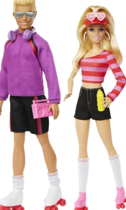 BARBIE - COFFRET BARBIE ET KEN ROLLER