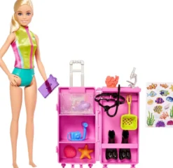 BARBIE - COFFRET BARBIE PLONGEUSE -BLONDE