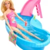 BARBIE - COFFRET POUPEE BLONDE AVEC PISCINE