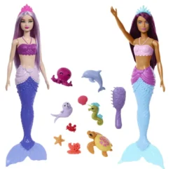 BARBIE - COFFRET POUPEES 2 AMIES SIRENE