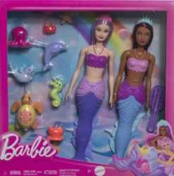 BARBIE - COFFRET POUPEES 2 AMIES SIRENE
