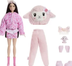 BARBIE CUTIE REVEAL- POUPEE MOUTON ROSE