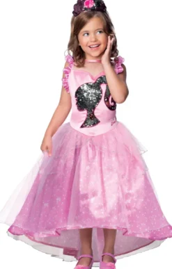BARBIE - DEGUISEMENT LUXE PRINCESSE PAILLETTES - TAILLE M 5-6 ANS