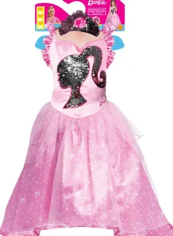 BARBIE - DEGUISEMENT LUXEPRINCESSE PAILLETTESTAILLE L 7-8 ANS