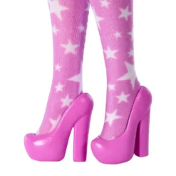 BARBIE DELUXEPOUPEE STYLE TENUE ROSE ETOILE