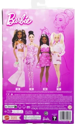 BARBIE DELUXEPOUPEE STYLE TENUE ROSE ETOILE