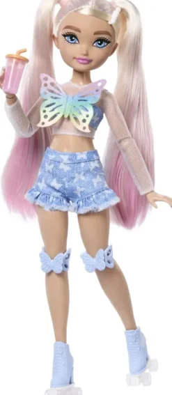 BARBIE DREAM BESTIES SKATE PARTY - POUPEE BARBIE MALIBU ROLLER