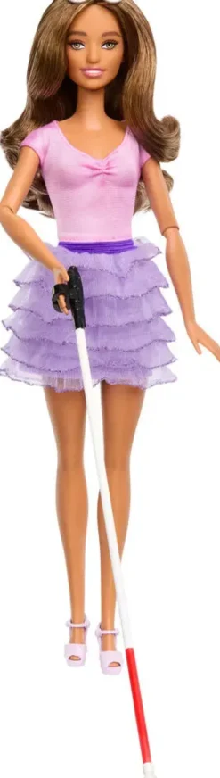 BARBIE FASHIONISTA NON VOYANTE JUPE VIOLETTE