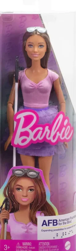 BARBIE FASHIONISTA NON VOYANTE JUPE VIOLETTE