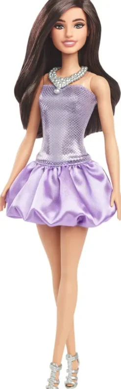 BARBIE FASHIONISTA - POUPEE BARBIE ROBE MAUVE