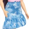 BARBIE FASHIONISTA - POUPEE BARBIE ROBE AZUR PAPILLON