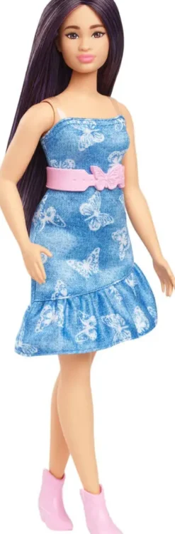 BARBIE FASHIONISTA - POUPEE BARBIE ROBE AZUR PAPILLON