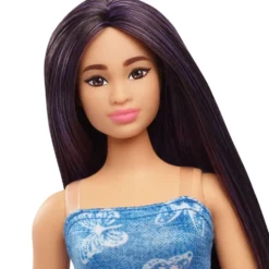 BARBIE FASHIONISTA - POUPEE BARBIE ROBE AZUR PAPILLON