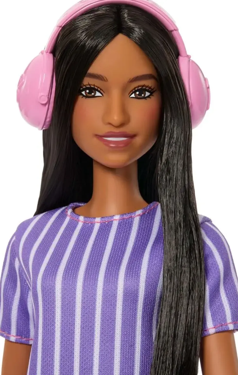 BARBIE FASHIONISTAPOUPEE ROBE VIOLET BLANC