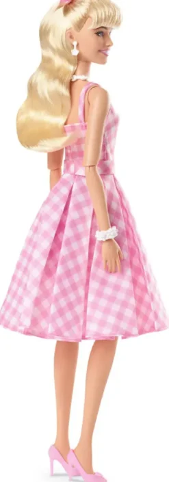 BARBIE LE FILM - POUPEE EN ROBE VICHY ROSE