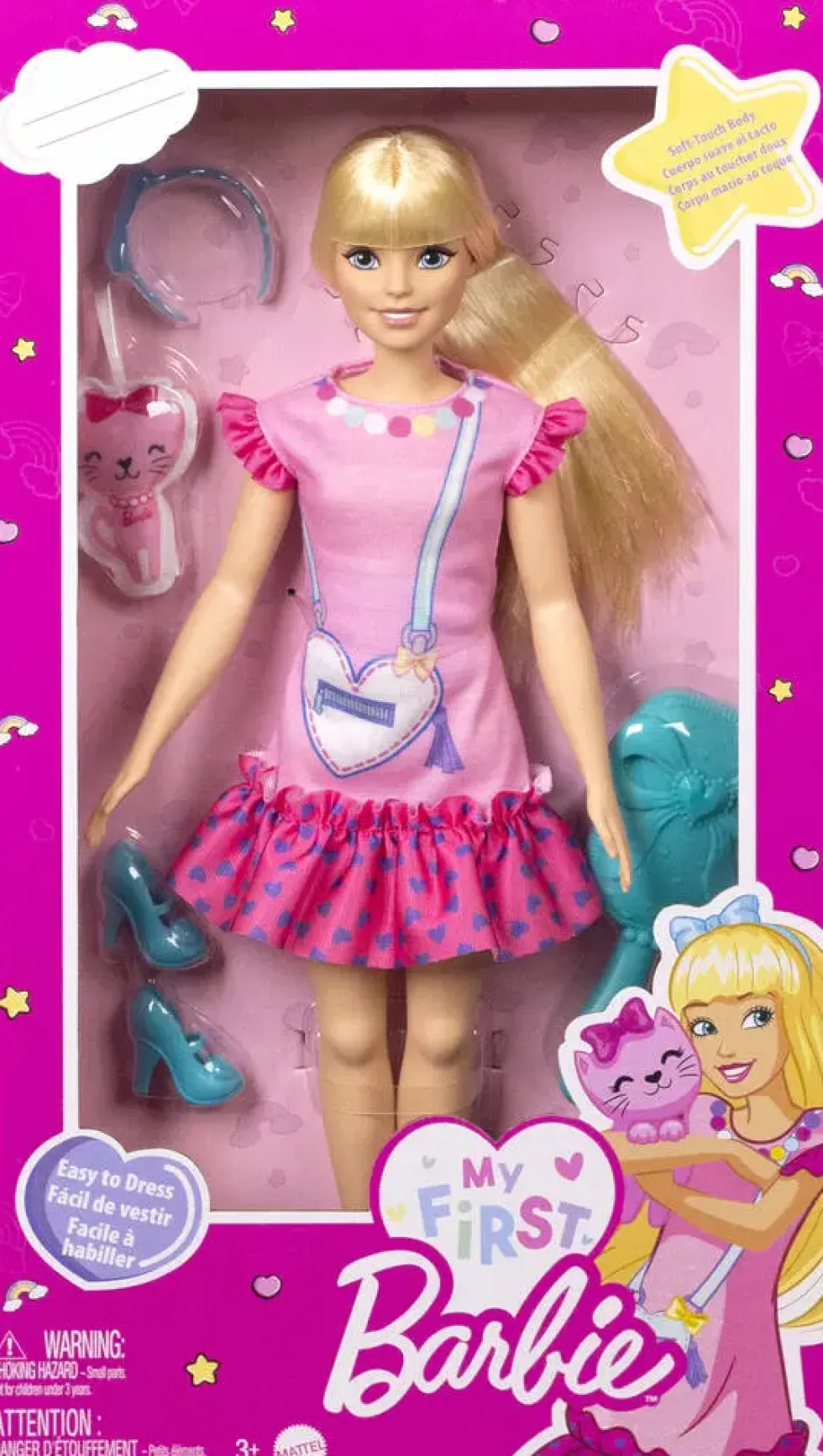 BARBIE - MA PREMIERE BARBIE BLONDE - POUPEE MALIBU 35 CM