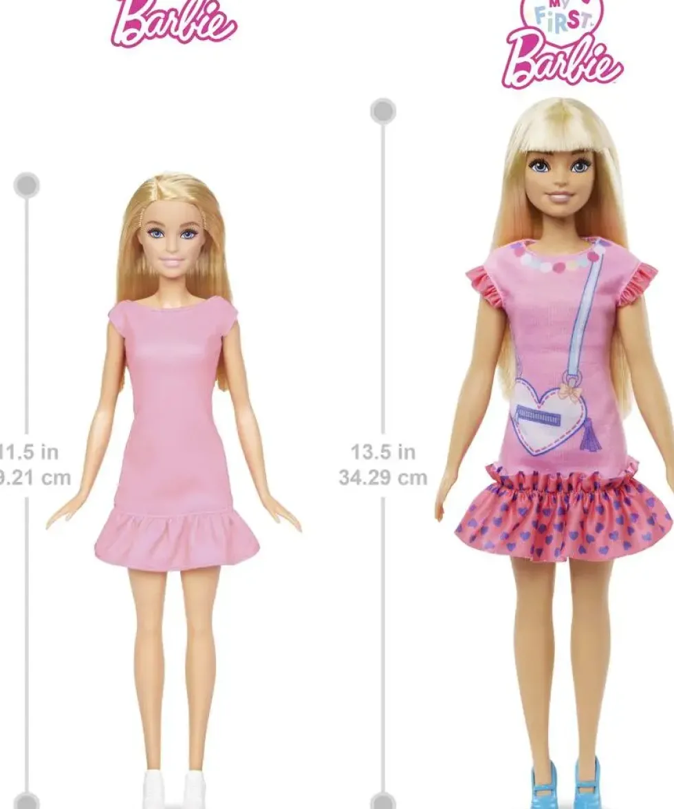 BARBIE - MA PREMIERE BARBIE BLONDE - POUPEE MALIBU 35 CM