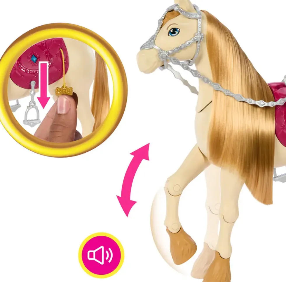 BARBIE MYSTERIES : THE GREAT HORSE CHASE - CHEVAL A FONCTIONS