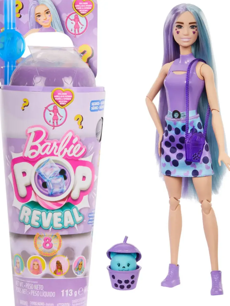 BARBIE POP REVEAL BUBBLE LAIT
