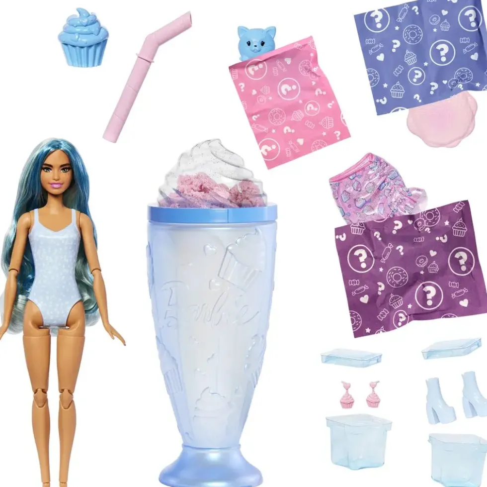 BARBIE® POP REVEALPOUPEE GOURMANDISE BLEUE