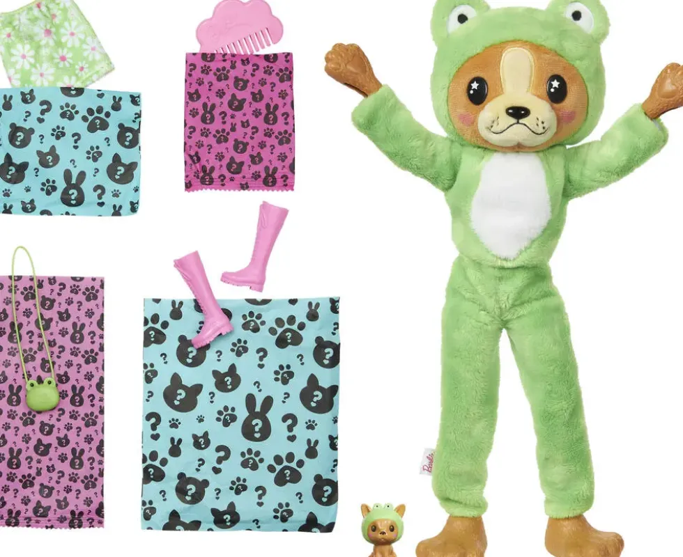 BARBIE® - POUPEE BARBIE CUTIE REVEAL - CHIEN GRENOUILLE