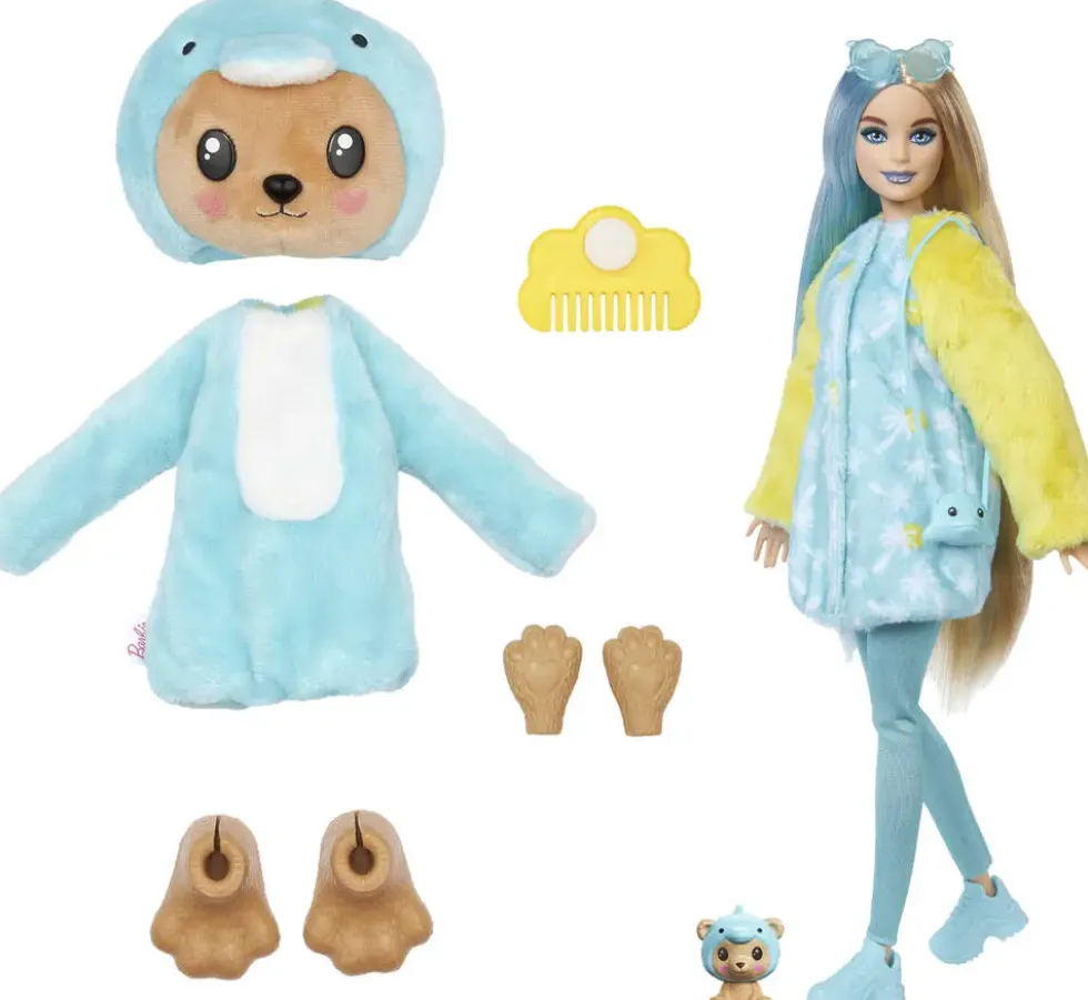 BARBIE® - POUPEE BARBIE CUTIE REVEAL - OURS DAUPHIN