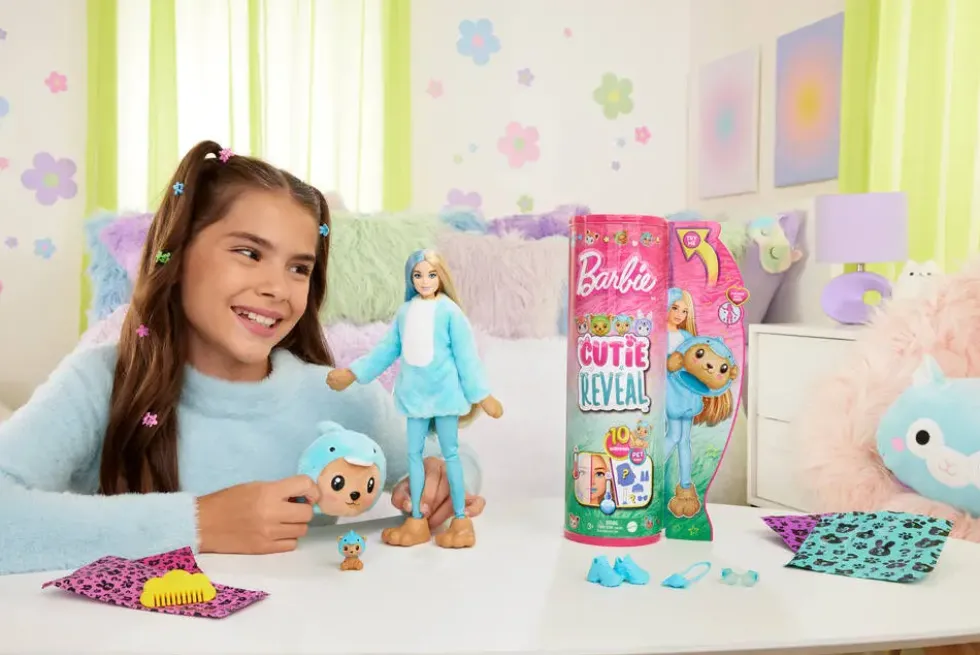 BARBIE® - POUPEE BARBIE CUTIE REVEAL - OURS DAUPHIN