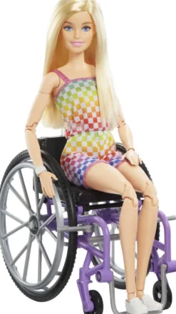 BARBIE - POUPEEBLONDE ET FAUTEUIL ROULANT