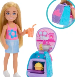 BARBIE - POUPEE CHELSEA SAC A DOS ENJOUE