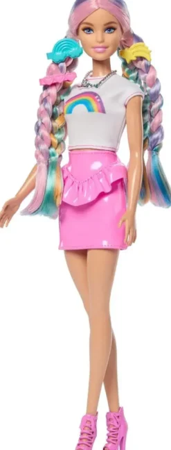 BARBIE POUPEE CHEVELURE PAILLETTEE