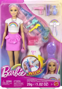 BARBIE POUPEE CHEVELURE PAILLETTEE