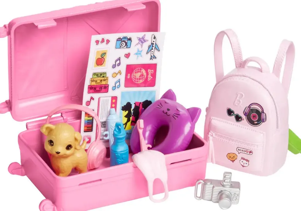 BARBIE - POUPEE COFFRET MALIBU EN VOYAGE