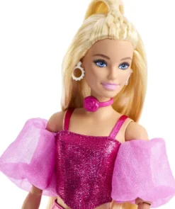 BARBIE -POUPEE DELUXE STYLE METALI-ROSE