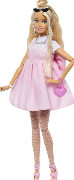 BARBIE - POUPEE DELUXE STYLE ROBE ROSE BONBON