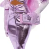 BARBIEPOUPEE DELUXE STYLE ROBE ROSE SATINE