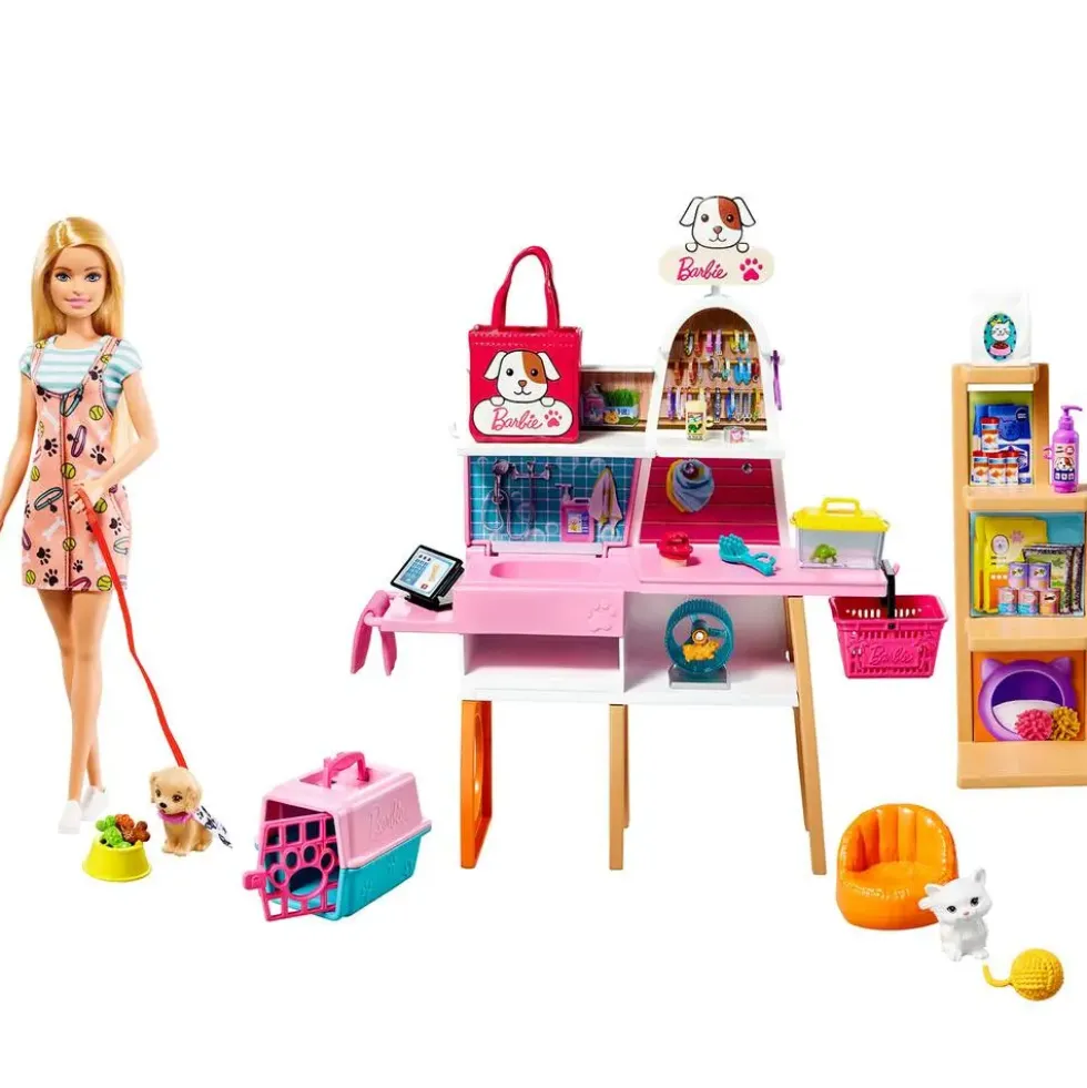 BARBIE - POUPEE ET SON ANIMALERIE