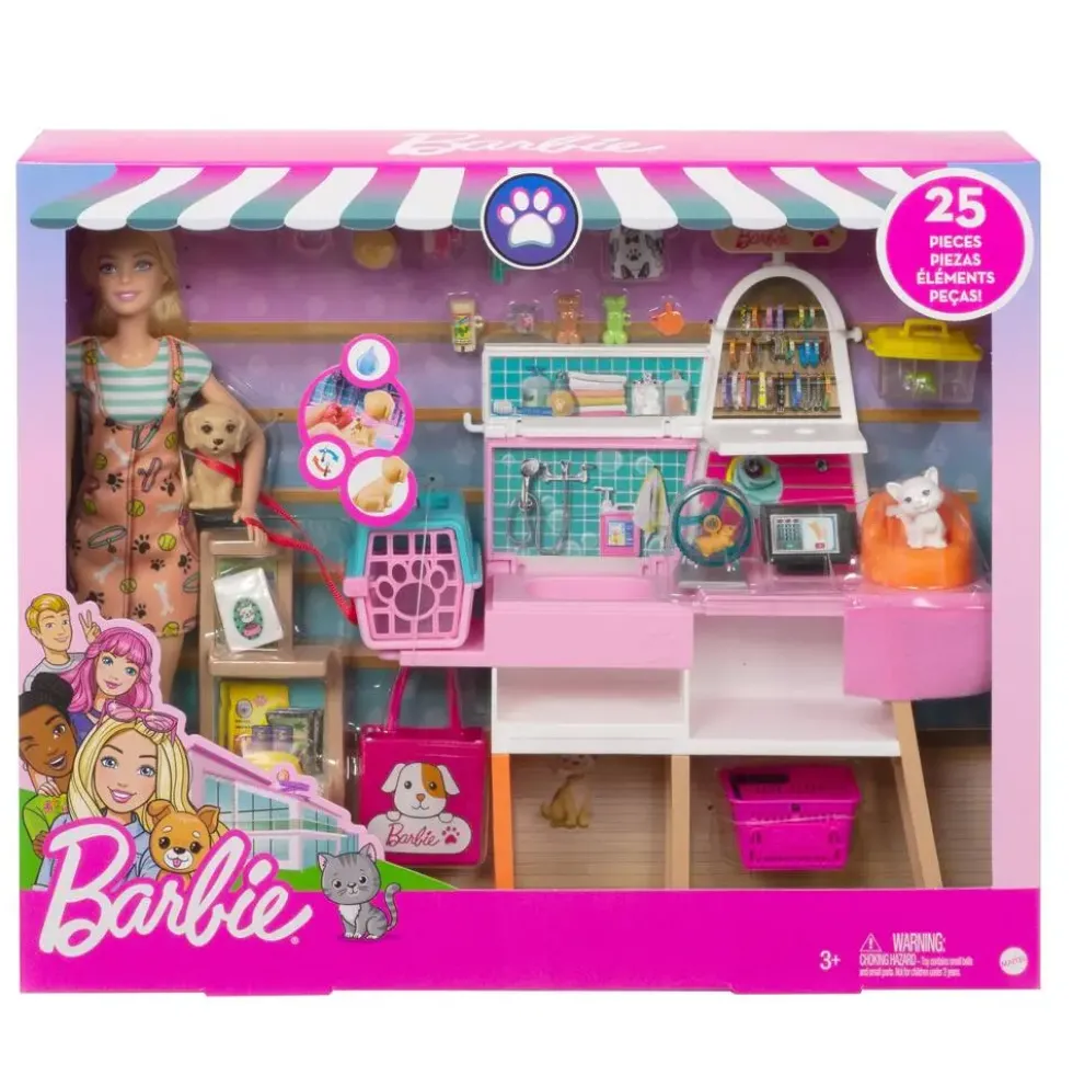 BARBIE - POUPEE ET SON ANIMALERIE