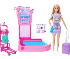 BARBIE - POUPEE ET TAPIS ARRIVEE BAGAGE