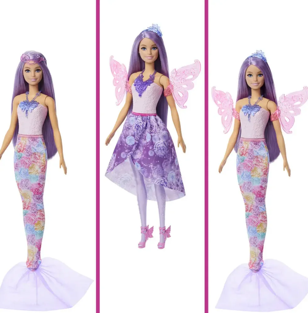 BARBIE - POUPEE FANTAISIE 3 EN 1