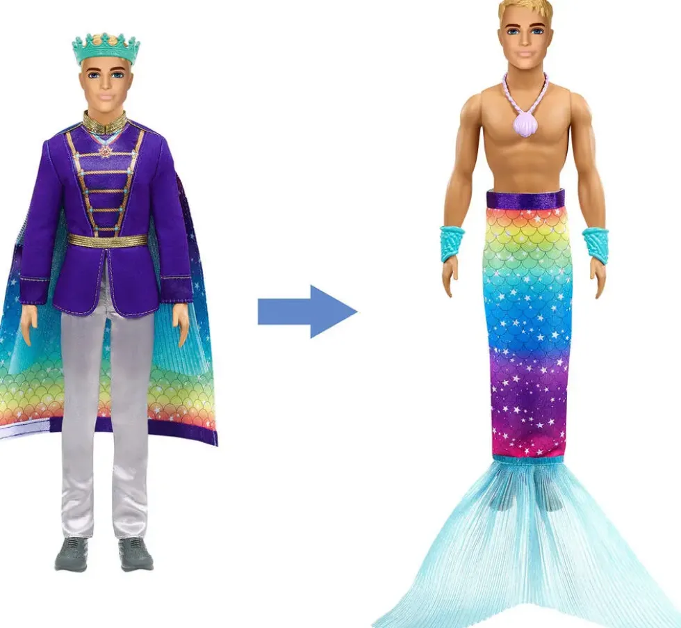 BARBIE - POUPEE KEN - TRANSFORMATION TRITON