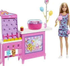 BARBIE® - POUPEE - LE STAND DE BARBE A PAPA