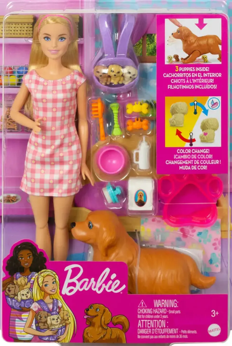 BARBIE - POUPEE NAISSANCE DES CHIOTS