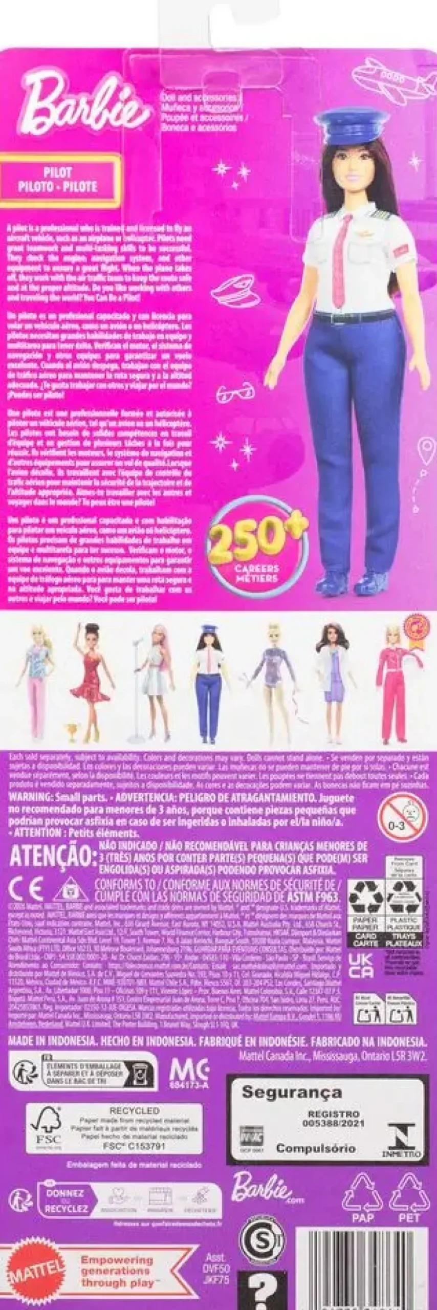 BARBIE POUPEE PILOTE