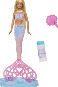 BARBIE POUPEE SIRENE BULLES MAGIQUES