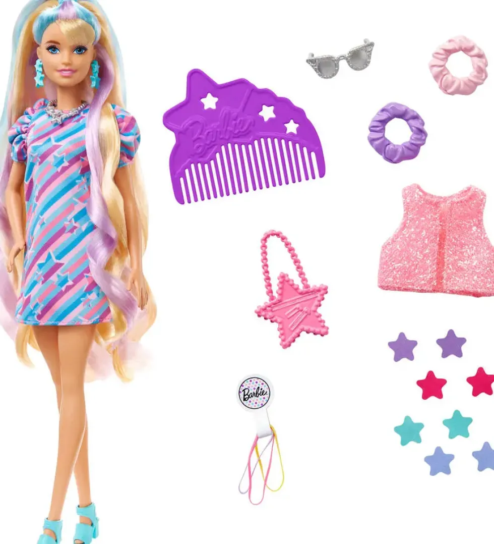 BARBIE - POUPEE - ULTRA-CHEVELURE CHEVEUX BLONDS 21.6 CM