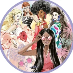 BARBIE -PUZZLE ROND 500 PIECESL'ICONE DU STYLE DEPUIS 1959