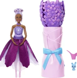 BARBIE REVEAL - POUPEE - PETAL POP MARGUERITE MAUVE