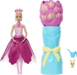 BARBIE REVEALPOUPEE - PETAL POP TULIPE ROSE